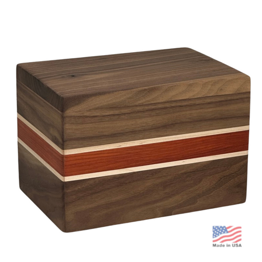 Walnut Chalet Urn